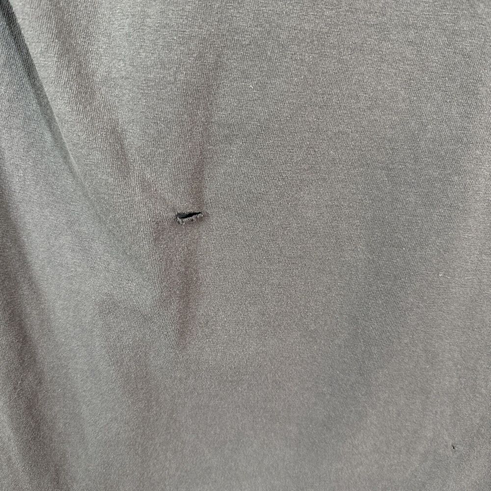 Nike Men T-Shirt Large Gray Y2K Swoosh Big Logo Crew Neck Short Sleeve Vintage - Picture 9 of 13
